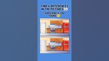 Find 4 differences in the picture🔎#quiz#canyoufindit#riddles#viral#brainteaser#eyetest#challenge#fyp