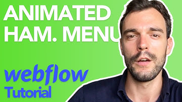 Building an ANIMATED HAMBURGER MENU in Webflow | NoCode Tribe