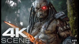 Alpha Predator Traps His Own Son To Be Decimated (2025) Fight Scene | Predator: Badlands Movie Clip