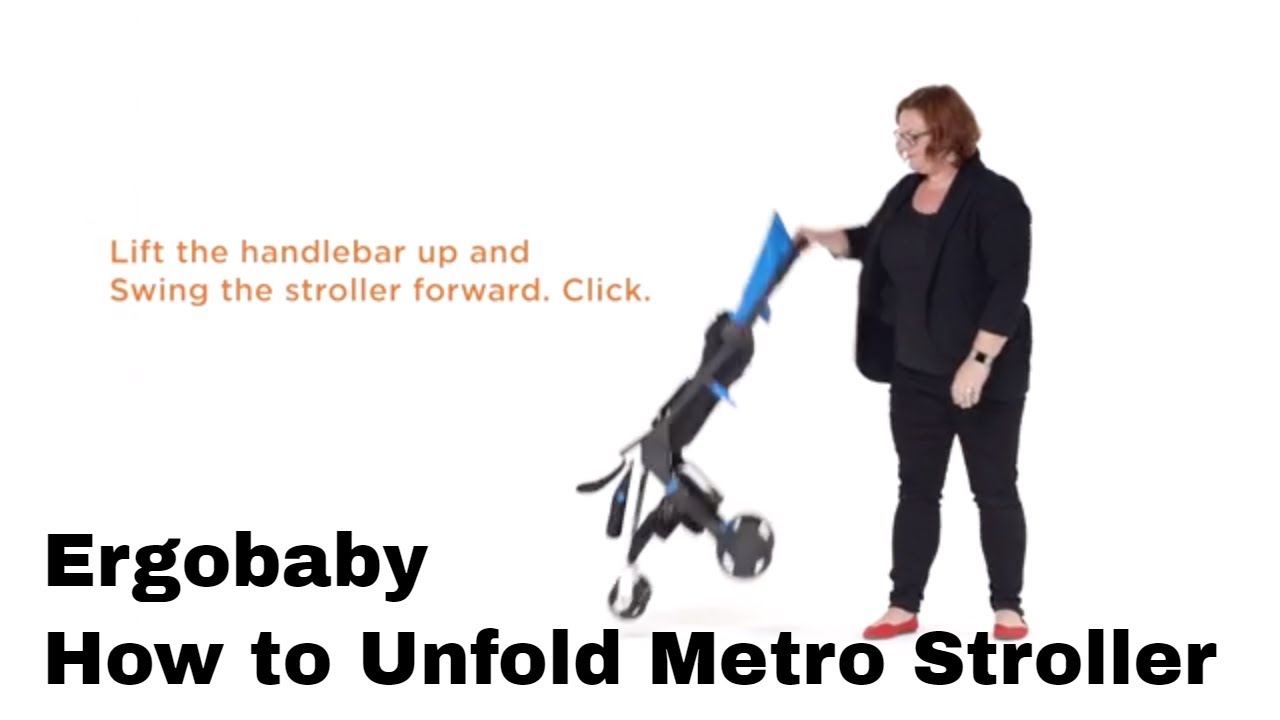 How Do I Unfold the Ergobaby Metro Stroller YouTube