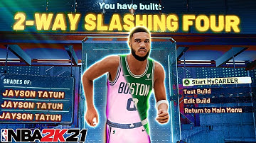 2 WAY SLASHING FOUR BUILD ON NBA 2K21 CURRENT GEN