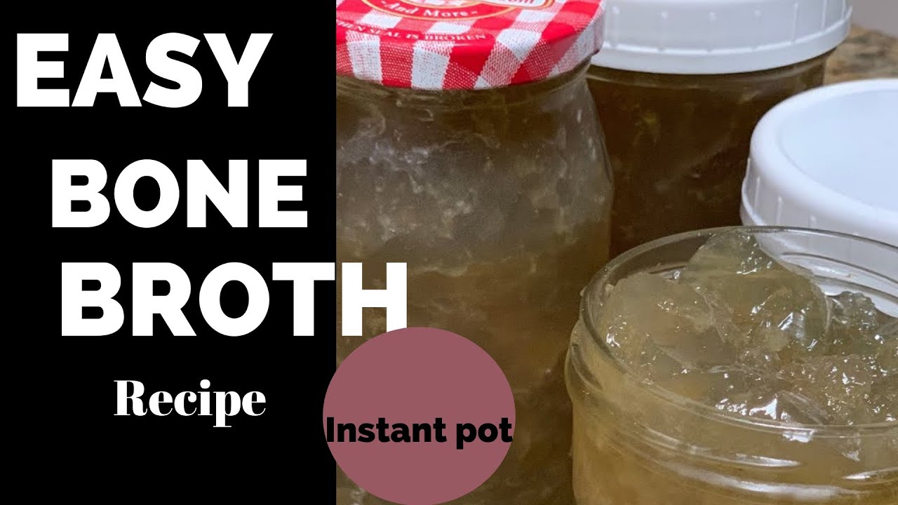 How to Make Bone Broth Drink to Lose Weight Bone Broth benefits Bone broth Instantpot
