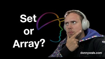 How to decide between a Set and an Array in Swift?