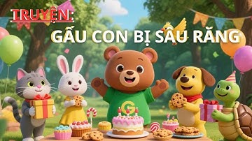 Gấu Con Bị Sâu Răng 🦷  Bài Học Đánh Răng Cực Dễ Thương Cho Bé  Truyện Hoạt Hình 3D