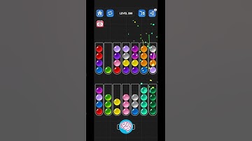 Lv 288 Ball Sort Puzzle - Color Game / 顏色分類遊戲 / ボールソーティングパズル (Guru Game)  #ballsortpuzzle