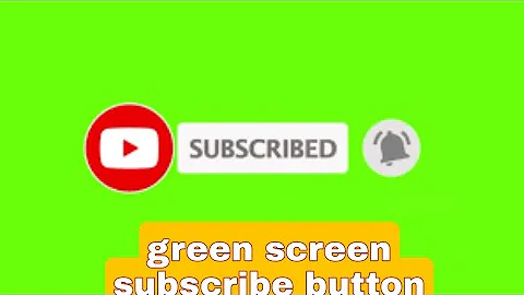 green screen subscribe button