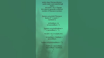 Fibonacci series using java #fibonacci  #java #html #css #sql