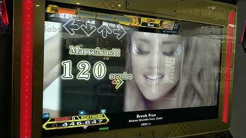 [DDR A20 PLUS] Ariana Grande - Break Free DSP [Single DIFFICULT 9] 999,990 1p PFC #1/3 - last note!!