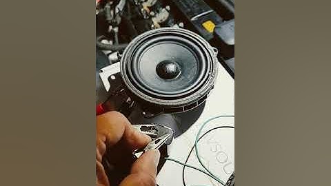 How To Test For A Blown Car Speaker With A 9 Volt Battery!