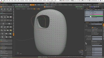 Modo Footwear Design - Lesson 9: 5. Trims Using Curves