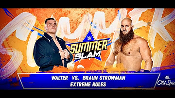 WWE 2K22 Braun Stroman vs Walter