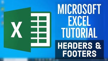Microsoft Excel Tutorial - How to use Header and Footer in MS Excel