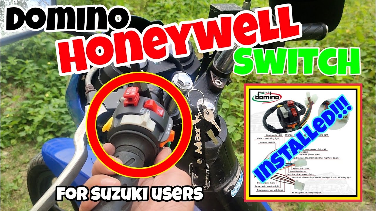 DOMINO HONEYWELL SWITCH!!! PARA SA MGA SUZUKI USERS!!!