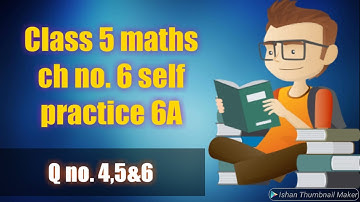 HCF| class 5 maths|self practice 6A| how to find hcf