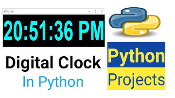 Python Project - Digital Clock in Python | Digital clock using Tkinter Python in Hindi