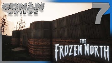 BUILDING MORE GATES AND WALLS! | Conan Exiles Multiplayer Gameplay S3E