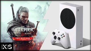 Xbox Series S | The Witcher 3 (Next-gen upgrade) | Graphics test\/First Look