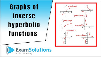 Graphs of Inverse Hyperbolic Functions | ExamSolutions