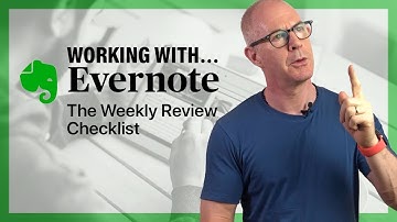 How To Create A Weekly Review Checklist in Evernote