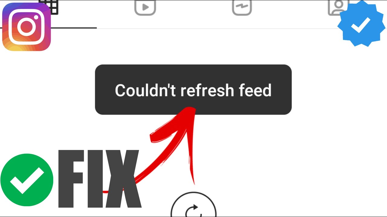 HOW TO FIX Couldn't refresh feed on Instagram | Couldn't refresh feed