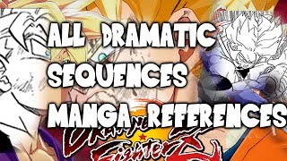 All Dramatic Sequences Manga References Dragon Ball FighterZ