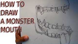 Featured image of post The Best 17 Base Monster Mouth Drawing