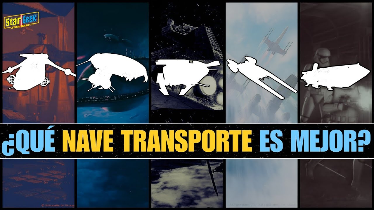 ¿Qué FACCIÓN de Star Wars Tiene la Mejor NAVE TRANSPORTE?