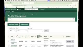 Log in and Navigate Drupal