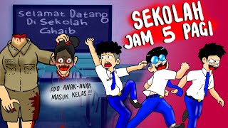 Gedung SEKOLAH ' ISINYA ' Apa Ya Kalau Malam Hari ? Mengerikan !! - Animasi Sekolah #hororkomedi