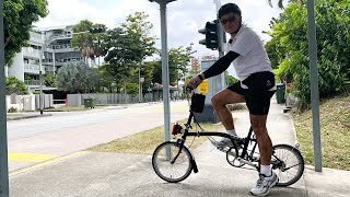 LIOW VIDEO: Rode Brompton To Visit Grandson 骑小布自行车去看孙儿