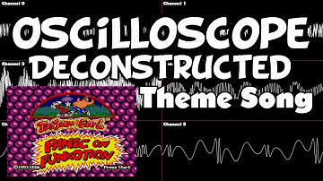 Title Screen - Toejam and Earl in Panic on Funkotron - Oscilloscope Deconstruction