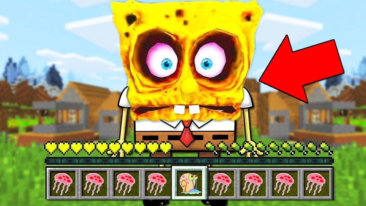 Minecraft - HOW to play SPONGEBOB EXE in MINECRAFT : NOOB SPONGEBOB vs ...