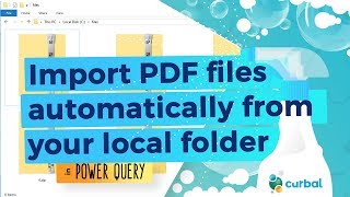 import pdf files in power bi automatically from your local folder