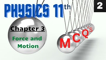 Multiple Choice Questions Chapter 3 Forces And Motion | First year Physics