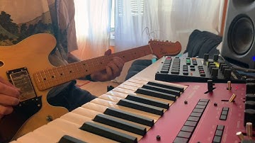 Performance with Guitar, Digitakt and Monologue