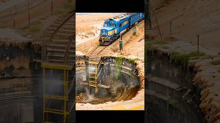 🚆MrBeast Train vs Giant Pit Ai animation #shorts