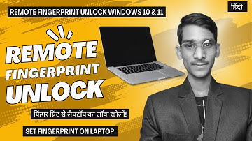 Remote Fingerprint Unlock: Remote Fingerprint Unlock Windows 10 & 11 | Unlock Windows Using Android