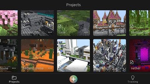 10 Minecraft maps for Prisma 3d