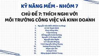 Kỹ Năng Mềm nhóm 7 - Giảng viên Phan Huỳnh Anh