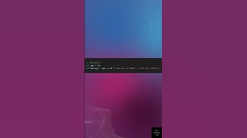 JavaScript shortcuts - Ternary Operator
