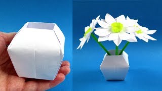 How to make a paper Vase - Origami Vase