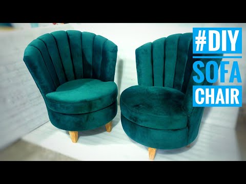 Videó: Elegáns szék, kanapé és könyvespolc egy egyszemélyes bútorpárnában