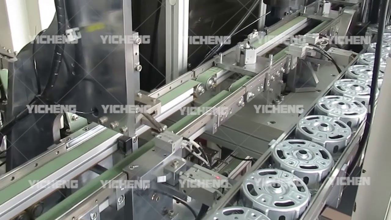 Fan Motor Housing Assembly & Greasing Automatic Production Line YouTube