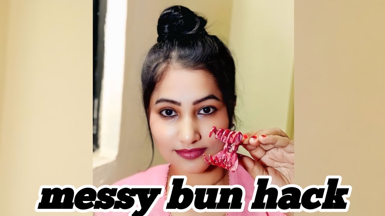 Clutcher Se messy bun Hairstyle Hack |messy bun|bun|hairstyle 