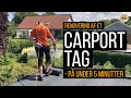 Renovering af carport tag - fra start til slut på under 5 minutter Renovering af carport tag - fra start til slut på under 5 minutter