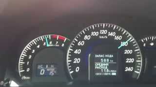 Toyota Camry V50 2.5 AT acceleration 0-180