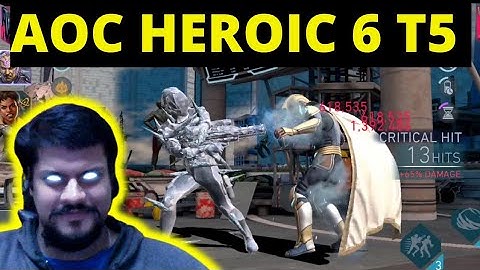 Boss DF down | Heroic 6 AOC Solo Raid | Injustice 2 Mobile Update 5.2 |