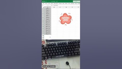 Still Typing Serial Numbers Manually? Use THIS Excel Formula Instead! 💡 #excel #tips
