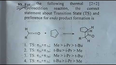 4. Csir net chemical science june 2018 part c organic chemistry  with mechanism in hindi