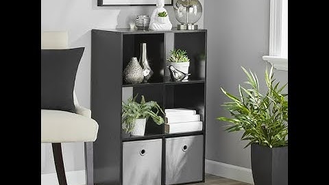 Mainstays 6-Cube Organizer Guided Assembly